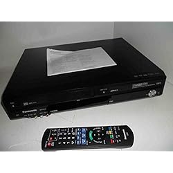 anasonic DMR-EZ48 Multi región reproductor de DVD con grabador de vídeo VHS Combi en color negro con transferencia de Freeview