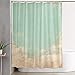 Produktbild Shower Curtain Waterproof Washable Bath CurtainSky Fog and Clouds On A Textured Vintage Paper Background with Grunge Stains,for Bathroom with 12 Hooks