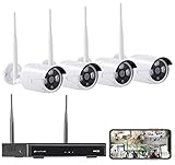 Bildübertragung auf Monitor oder TV über VGA und HDMI • Kostenlose App für Android und iOS, erhältlich bei Google Play und im App Store: für Live-Ansicht auf Smartphone und Tablet-PC • H.264-Video-Kompression: für hohe Aufnahme-Qualität bei geringem Speicherbedarf • Zwei Antennen für kabellose Kamera-Anbindung, frei ausrichtbar • Stromversorgung: 230-Volt-Netzteil • 1/4