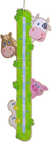 Preisvergleich Produktbild Haba 7629 Messlatte Bauernhof Sperrholz, 91 x 38 cm, grün