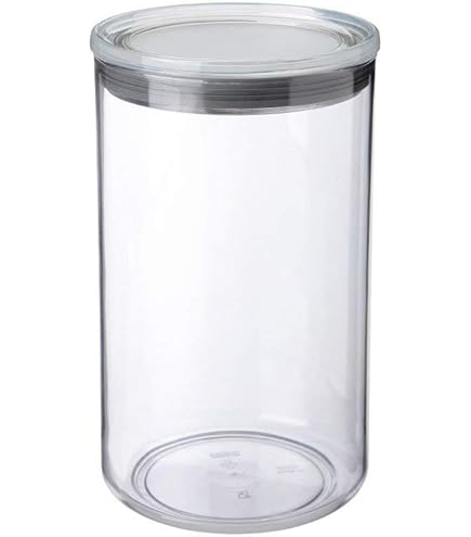 Barattoli Hermetici NERTHUS Con Coperchio In Bambù - Vetro Borosilicato, 1100 Ml - Foto 2