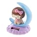 Generic Solar Power Swing Pink Girl Doll Car Ornament Home Decor Xmas Gifts Toys RS.345.00