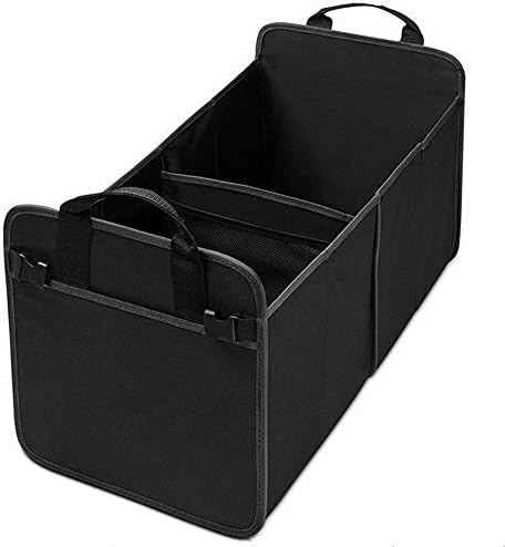 Car Boot Organizer,Waterproof 2 in 1 Car Boot Bag Convenience Side Pockets for Car, SUV, Truck, Minivan