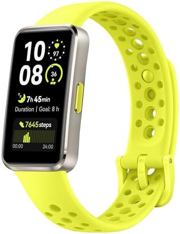 HUAWEI Band 10 Smartwatch, Monitoraggio del Fitness Tramite AI, Analisi Avanzata del Sonno, Variabilità della Frequenza Cardiaca Media Durante il Sonno, 14 Giorni, Lega dall’Alluminio, iOS & Android