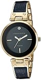 ANNE KLEIN Damen-Armbanduhr Armband GOLDFARBENES Edelstahl Quarz AK/2512NVGB