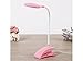 Produktbild LridSu Tragbare LED USB Wiederaufladbare Lesen LED-Licht Schlafzimmer Nachttischlampe Clip auf Lampe für Kinder