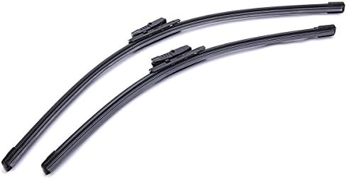 IIIPILOTING Super Plus Quality Silicone Frameless Wiper Blades Of Front Windshield For BENZ 22''+19'' [2009] OEM