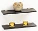 Bluewud Wall Décor Shelf & Display Rack - Stellar Series (Wenge, 4 X 11.75 Inch, Set of 2) S-TW10-12S2 RS.599.00