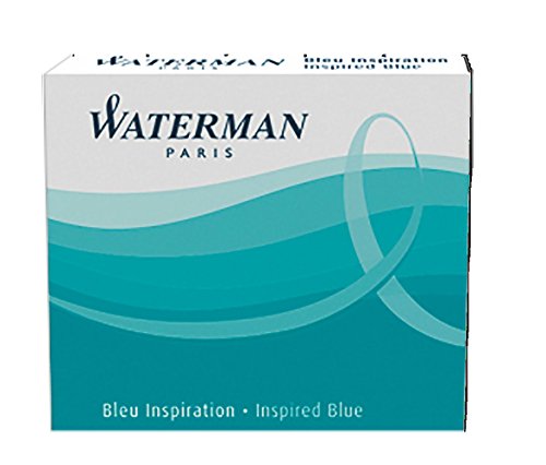 Preisvergleich Produktbild Waterman Tintenpatrone International Packung mit 6 Stück Inspired, blau