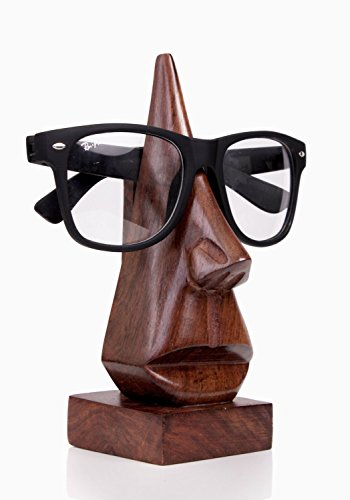 Store Indya, Nase geformt Palisander Spectacle Brille-Rahmen-Lese Sunglass Halter Stand