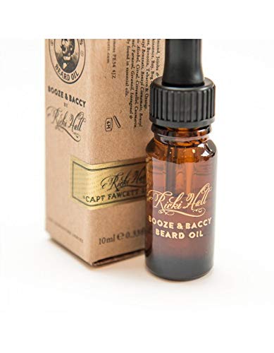 Captain Fawcett Ricki Hall's Booze & Baccy Beard Oil 10ml by Captain Fawcett's