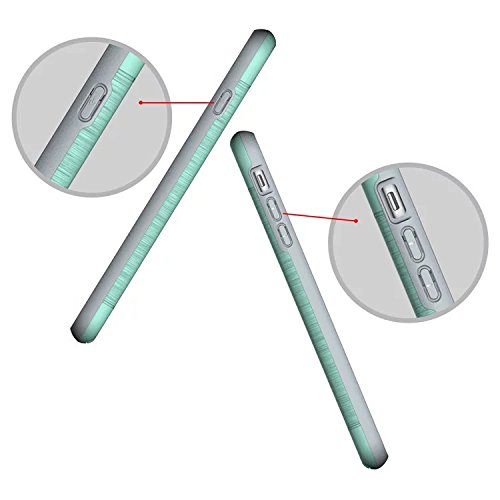 Galaxy S7 Edge Hülle,Nakeey Schutzhülle für Galaxy S7 Edge,Hybride Anti-Kratz [Card Slot] Dual-Layer Holder Bumper Handys Schutzhülle Für Galaxy S7 edge,Grün - 7