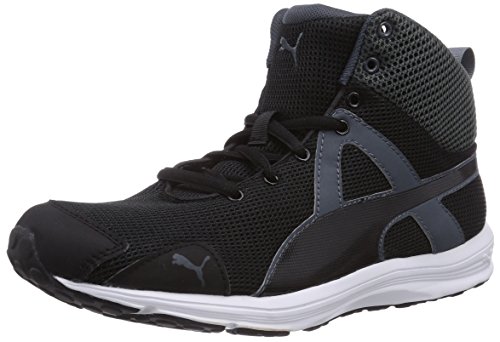 Puma Evader Mid Geo W, Women's Basketball, Black - Schwarz (01 black-white), 5 UK (38 EU)