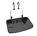 ECVISION Multi-Functional Portable Car Seat Back Laptop PC Tray Car Auto Seat Foldable Tablet Mount Tray iPad Stand Holder Desk Table Drink Food Cup Tray Car Steering Wheel Desk for Travel (Black)