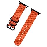 Happy Event Nylon Sport Handgelenksriemen mit Metallschnalle für Apple Watch 42 / 44mm (Orange)