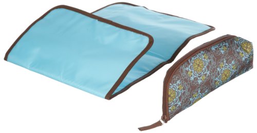 Imagen 5 de Okiedog 60028 Gala Messenger - Bolso bandolera para pañales y cambiador, color marrón y turquesa