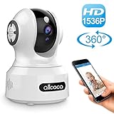 3 Millionen HD-Pixel: Egal, ob Sie sich um Babys, ältere Menschen, Haustiere oder die Überwachung von Diebstahl kümmern, die Bildqualität von 1536p liefert Ihnen klarere Beweise. Und Sie können das Gerät mit Ihrer Familie teilen.