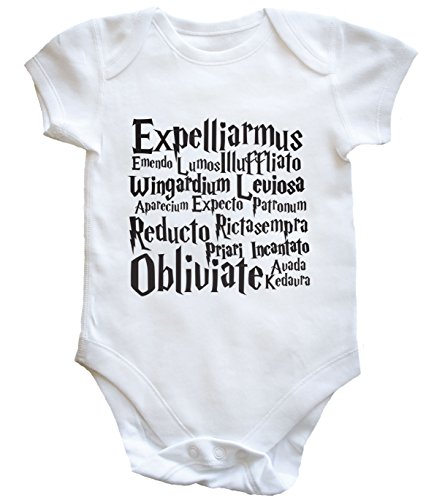 HippoWarehouse Expelliarmus spells baby vest boys girls