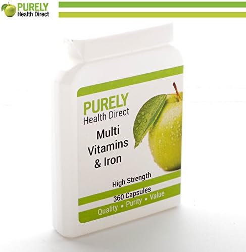 MULTIVITAMINS &amp; IRON 360 CAPSULES PLATINUM STRENGTH Compliance to ISO 9001:2015 &amp; BCMPA