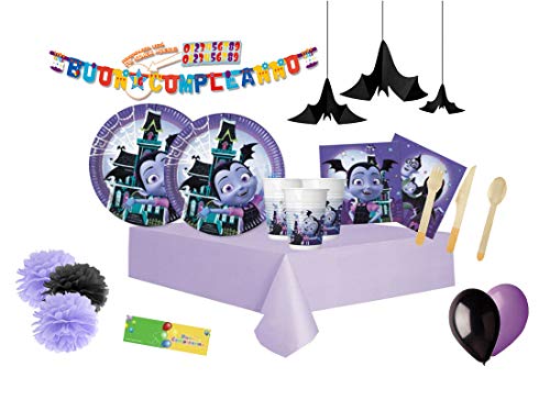 DECORATA PARTY Kit n 71 Addobbi Festa Compleanno Vampirina Hauntley