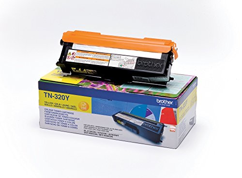 Brother Original Tonerkassette TN-320Y gelb (für Brother HL-4140CN, HL-4570CDW, HL-4150CDN, HL-4570CDWT, DCP-9055CDN, DCP-9270CDN, MFC-9460CDN, MFC-9970CDW, MFC-9465CDN) - 2