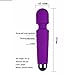 Produktbild Mini Wand Massager Handheld Massage Wand Therapeutische Crodless Wiederaufladbare 10x Multi-Speed Wasserdichte Massagegerät für Frauen (Farbe : Purple)
