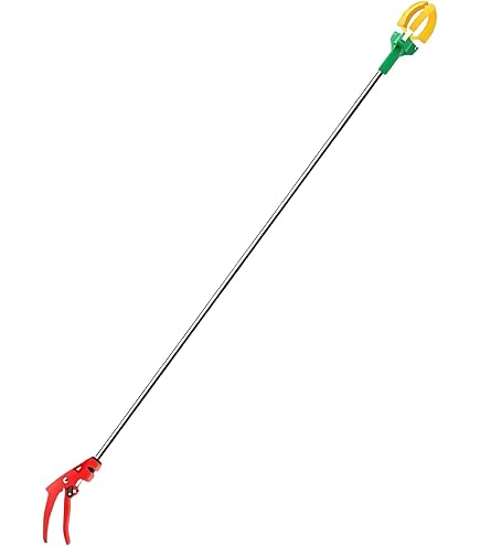 Raccoglitori Per Frutta, Strumento Per Raccolta Frutta, Manico Antiscivolo, Asta Per Raccolta Frutta Con Cesto, Raccolta Frutta In Metallo Con Asta Telescopica Allungabile Per Arance, Agrumi, Pere - 2