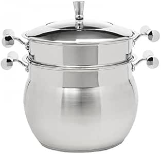 Profi Couscous-Topf 20 cm 6l Edelstahl: Amazon.de: Küche & Haushalt