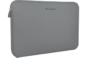 Aucase Laptop Case Sleeve 13-14 Inch, Thickest Lightest Water Resistant Neoprene Protective Laptop Bag for Men and Women, Compatible with Acer Asus Dell Lenovo HP Huawei Chormebook Matebook 14