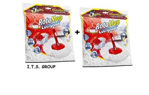 SUPERFIVE - 2 Piezas de Repuesto para rotomop Compact GC P046 Lazo de Microfibra