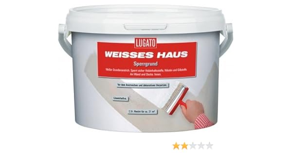 Lugato Weisses Haus Sperrgrund 2 5 L Amazon De Baumarkt