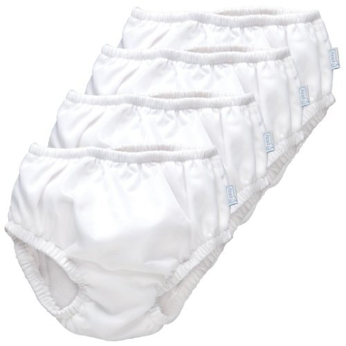 iPlay Ultimate Swim Diaper - White, 4 Pack (12 Months)