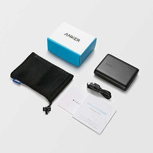 Anker Caricabatterie Portatile Caricatore PowerCore 13000 - Power Bank Tascabile Ultra-Compatto da 13000mAh con Tecnologie a Ricarica Rapida PowerIQ e VoltageBoost per iPhone, Samsung Galaxy e Altri Smartphone Android