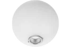 UKCOCO Abat-Jour Globe En Plastique G9: Abat-Jour Globe Laiteux Lampe Ronde Couvercle De Lampe Pour Appliques Murales Lustre Suspension,Diamètre:10 cm