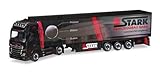 Maßstab: 1:87 (Spur H0) Herpa 308380 Mercedes-Benz Actros Giga Kühlkoffer-Sattelzug Trio-Trans