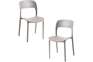 Regalos Miguel - Packs Sillas Jardín - Pack 2 Sillas Inis - Gris