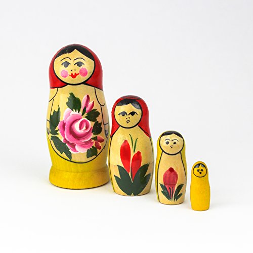 MATROSCHKAS im Hand Made Classic 4-teilig 9 cm Holz Geschenk Spielzeug