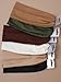 Headband - Natural colour stretch fabric kylie band head band[Black]