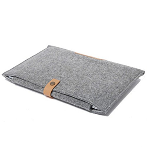 iDream - Housse étui en feutré de Laine pour Apple Macbook Air Mac de 11 Pouce 13 Pouce Macbook Pro Retina 13 15 Pouce (pour Macbook 13'', Gris Classique)