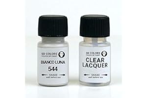 SD COLORS BIANCO LUNA 544 - Pincel para retocar (15 ML, pintura y laca)