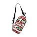 Produktbild FFY Go Crossbody Bag Sling Canvas Chest Bags Merry Christmas and Happy New Year Printed Multipurpose Daypacks Lightweight Backpack for Women Men Girls Boys Business Casual Sport Hiking Travel