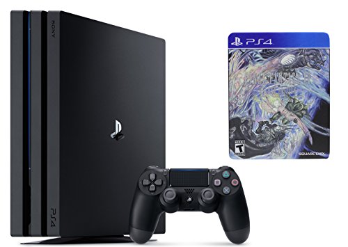 Preisvergleich Produktbild Sony PlayStation 4 Pro Console 2 items Deluxe Bundle:PS4 Pro 1TB Console and Final Fantasy XV Deluxe Edition Game Disc(US-Version, Importiertes)