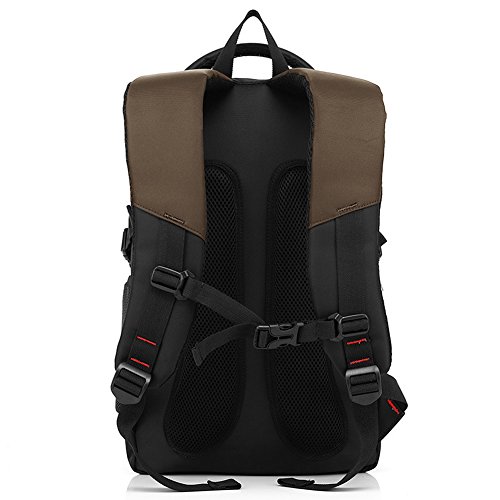 Laptop Rucksack, P.K.U.VDSL 15″ Laptop Backpack, 15 Zoll Notebook Backpack, Computer Rucksack Multifunktionsrucksack Wasserdicht Damen Herren Campus Rucksäcke mit mehreren Fächern für Schule Business - 3