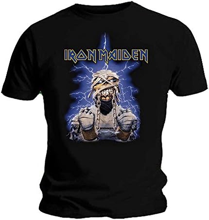 Official T Shirt Iron Maiden Metal Classic Powerslave Mummy