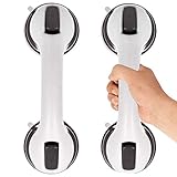 Newthinking Suction Bathroom Grab Rails, Hand Rail for Elderly, Portable Mobility Aids Safety Handle with Suction Cup Fitting, No Fixings Needed for Bathroom, Children and Disability Aids (2 Pack)