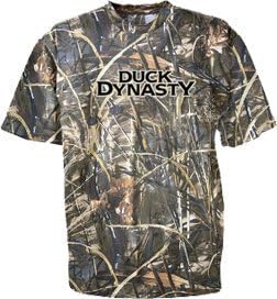 Duck Dynasty Camo Logo Realtree Max-4 Camouflage T-shirt-xl