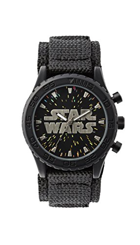 Star Wars Jungen-Armbanduhr Analog Nylon Schwarz STW1301 Star Wars Jungen-Armbanduhr Analog Nylon Schwarz STW1301