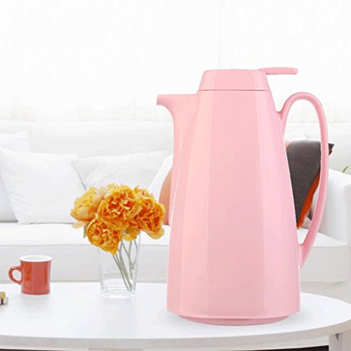 détail Accueil Acier inoxydable isolant Pot Cuisine Bouilloire Restaurant Hôtel Isolation Coupe Chaud Chaud Bouteille Grande Capacité 1.6L UOMUN ( Couleur : Rose )