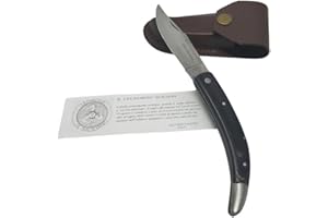 DELFIERO Coltello Caccia Liccasapone Siciliano in Corno Scuro