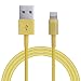 Produktbild iprotect Original USB Ladekabel u Datenkabel für Apple iPhone SE, 5, 5s, 5c, 6, 6s, 6s Plus, iPod Touch 5G, iPad Mini 1+2, iPad 4, Air 1+2, iPod Nano 7G in Gelb